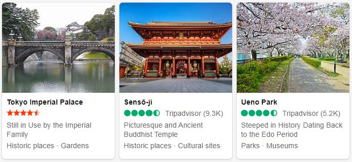 Japan Attractions